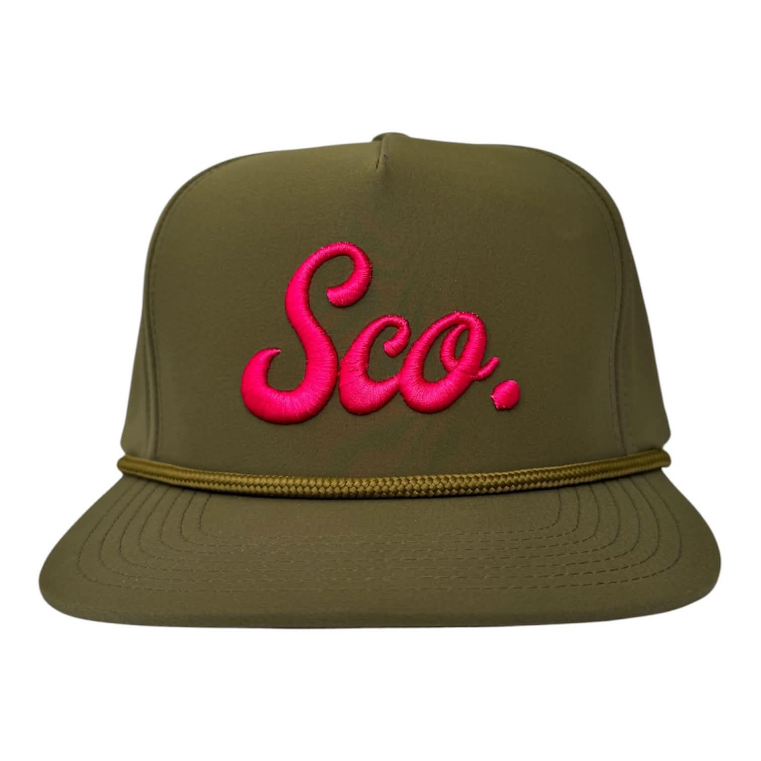 Rosewood — Olive / Pink — Caps Drop